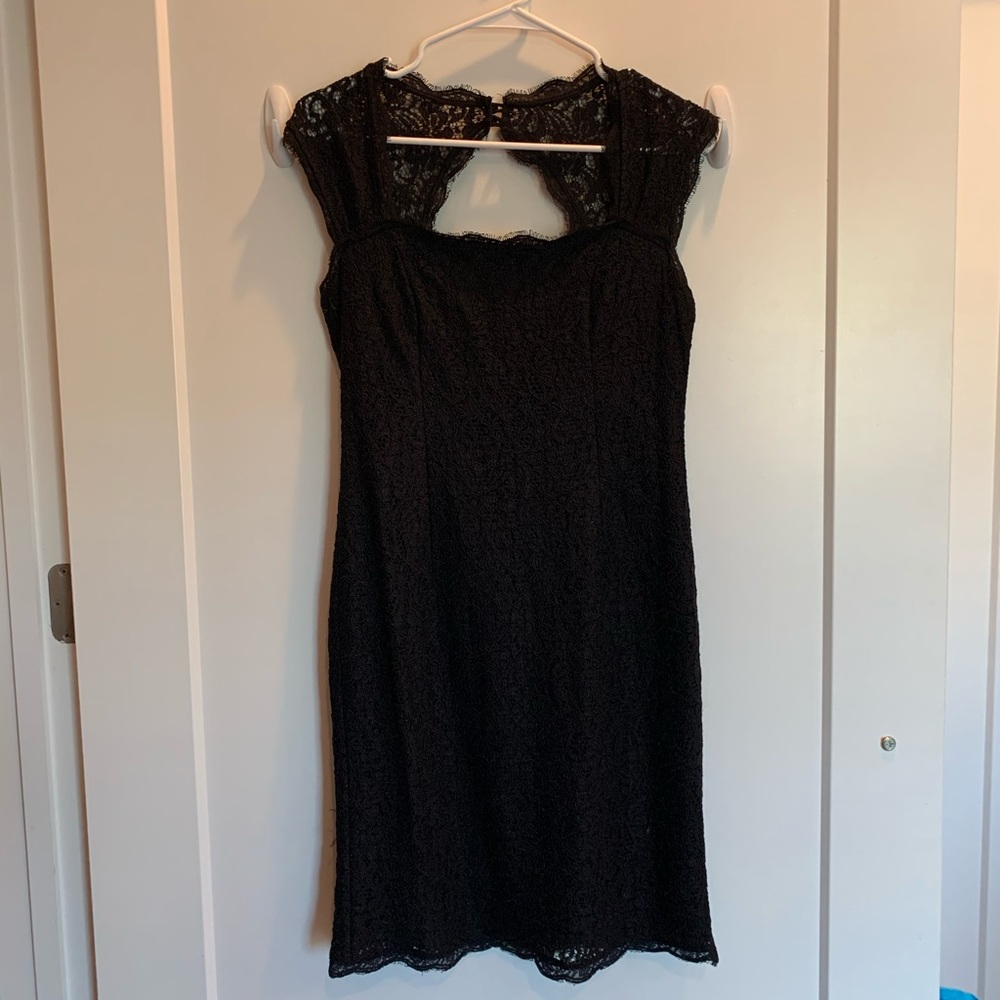 Nordstrom black lacy dress